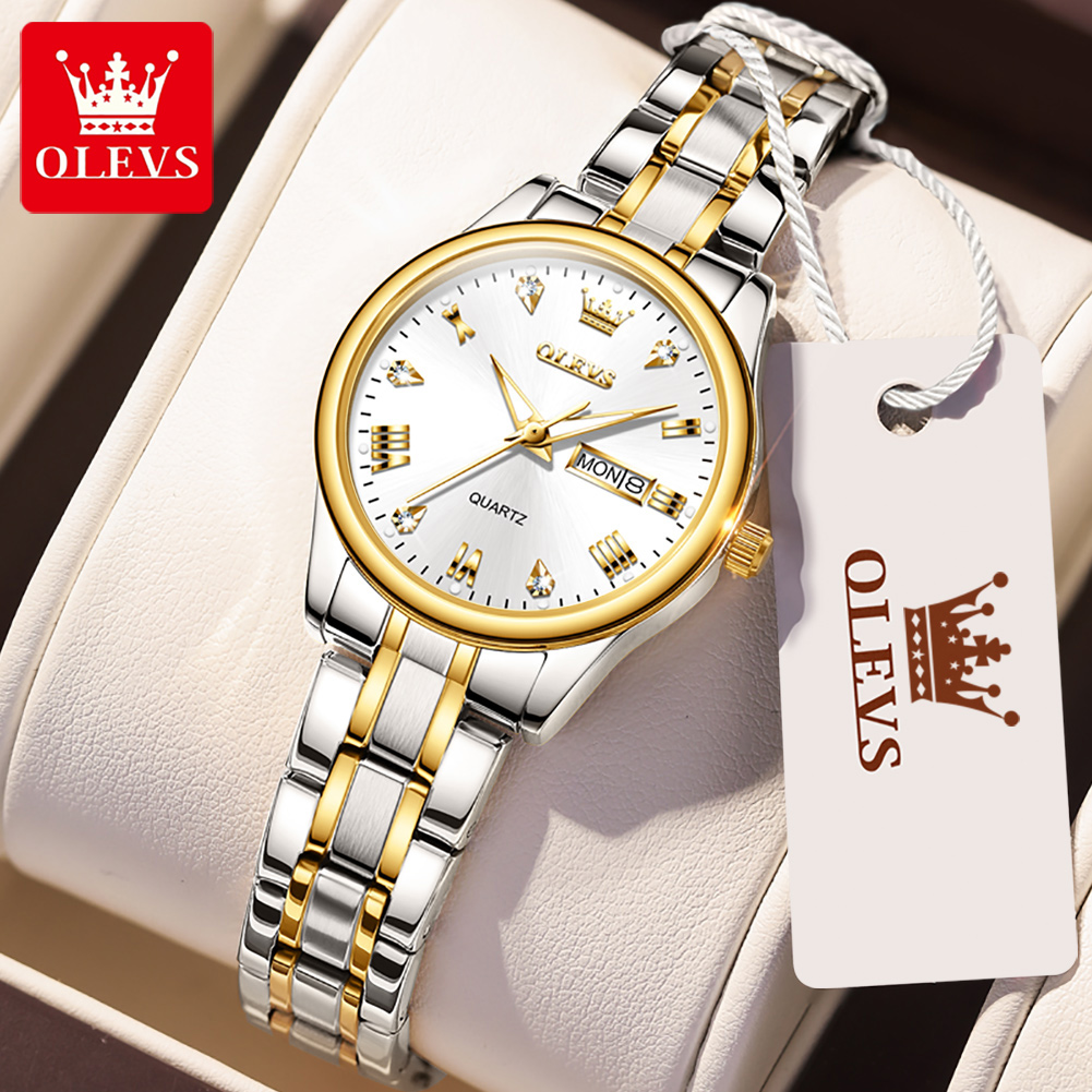Luxury Watch Green - OLEVS 5563 yeni moda kadınlar Quartz