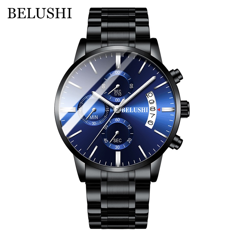 Luxury Watch Zone - BELUSHI moda erkek Quartz saat kronograf