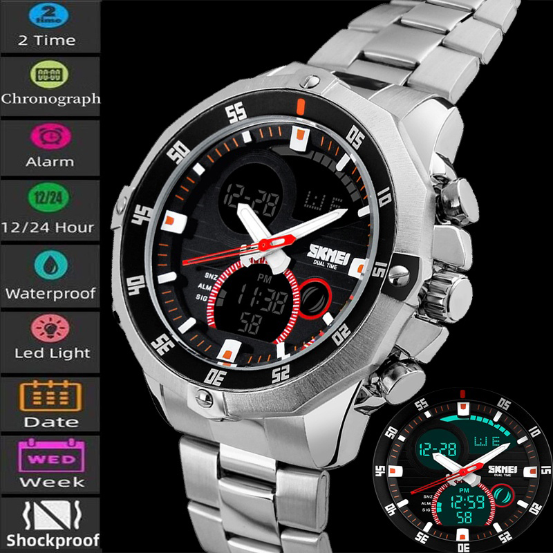 Luxury Watch Zone - SKMEI 2016 Yeni Saatler Erkekler Lüks