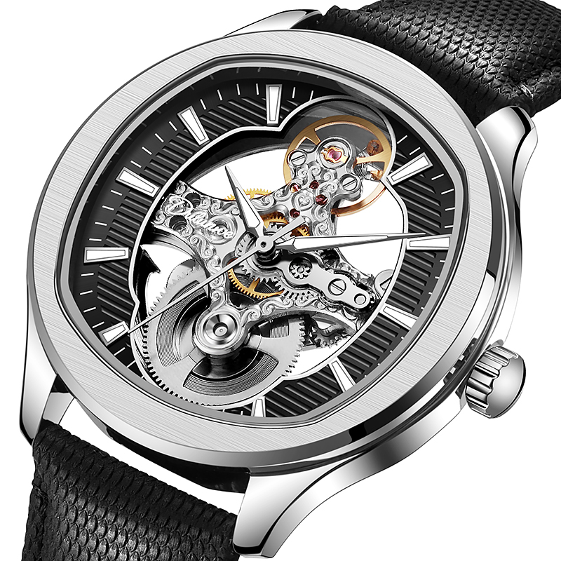 Luxury Watch On Sale - Ters Çevrilmiş Tourbillon Tasarımlı Saat Deri