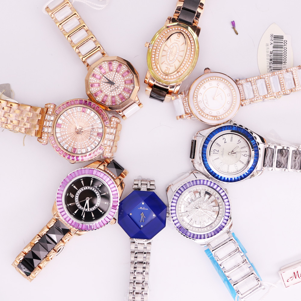 Luxury Watch Discount - Satış!!! İndirim Melissa seramik kristal Rhinestones