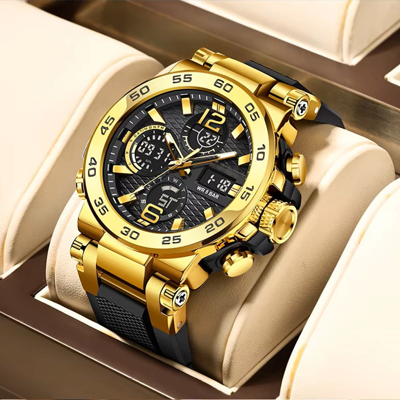 Luxury Watch Levels - 5ATM su direncine sahip, çift ekranlı