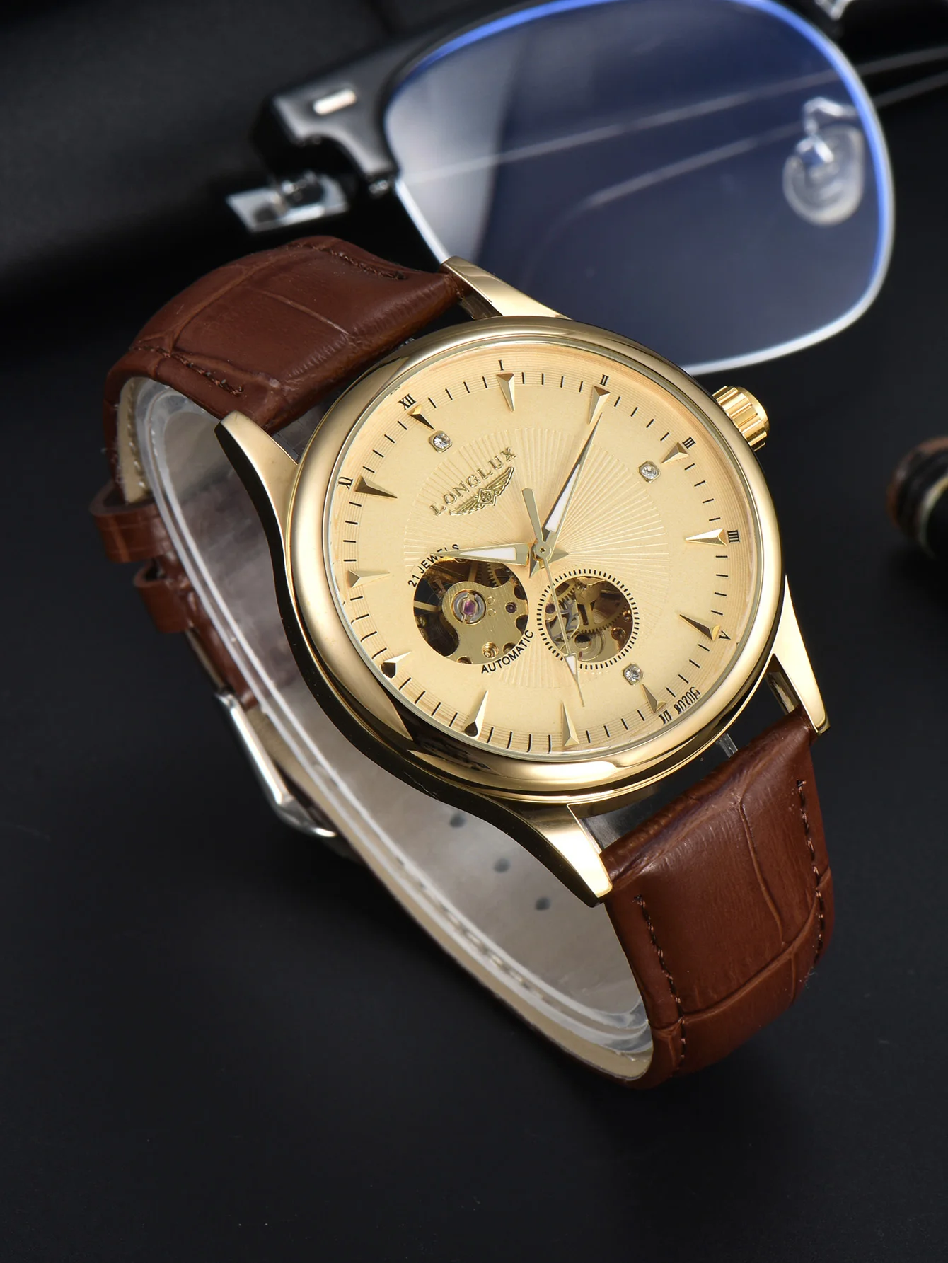 Luxury Watch On Sale - LONGLUX Otomatik Saat Zarif Stil Toptan