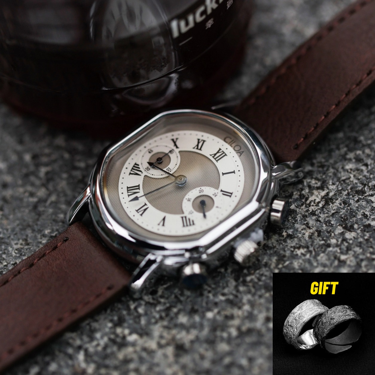 CILOA Retro Gümüş Saat Erkek M - Luxury Watch Trends 2025 incelemesi ve fiyatı