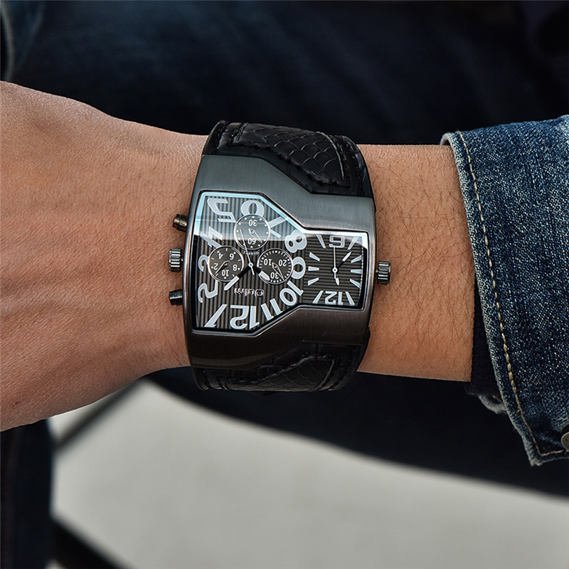 Oulm hpquartz saat erkek açık  - Luxury Watch Zone incelemesi ve fiyatı