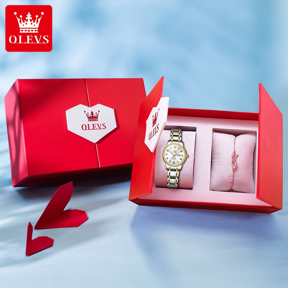 OLEVS 2891 Lüks Marka Moda kad - Luxury Watch Green incelemesi ve fiyatı