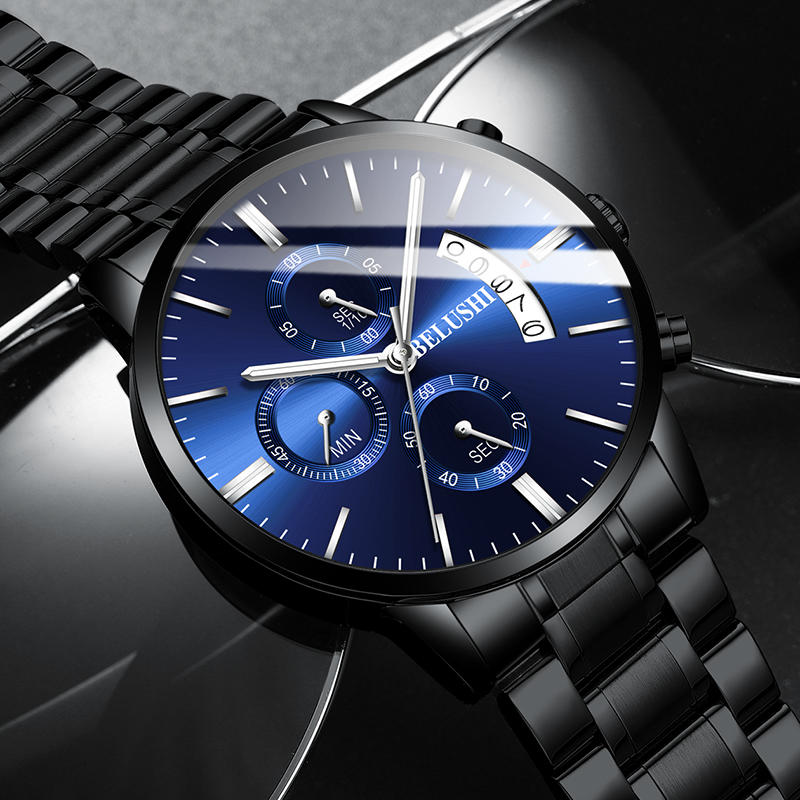 BELUSHI moda erkek Quartz saat - Luxury Watch Zone incelemesi ve fiyatı