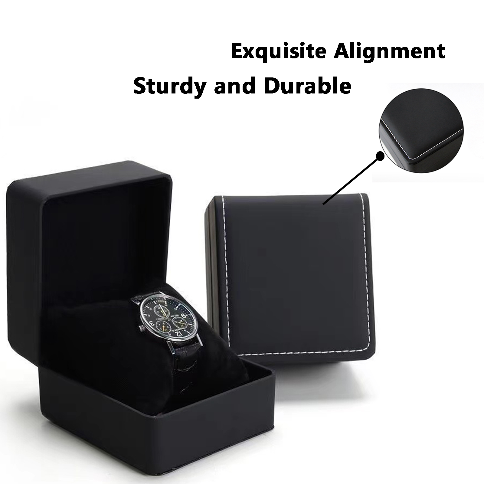 Lnofxas Siyah Tek Saat Hediye  - Luxury Watch Packaging Box incelemesi ve fiyatı