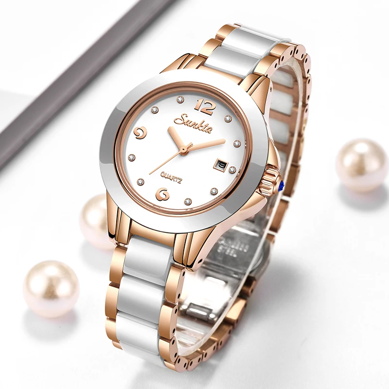 Sunkta Moda Rahat Kuvars Kadın - Luxury Watch Quartz incelemesi ve fiyatı