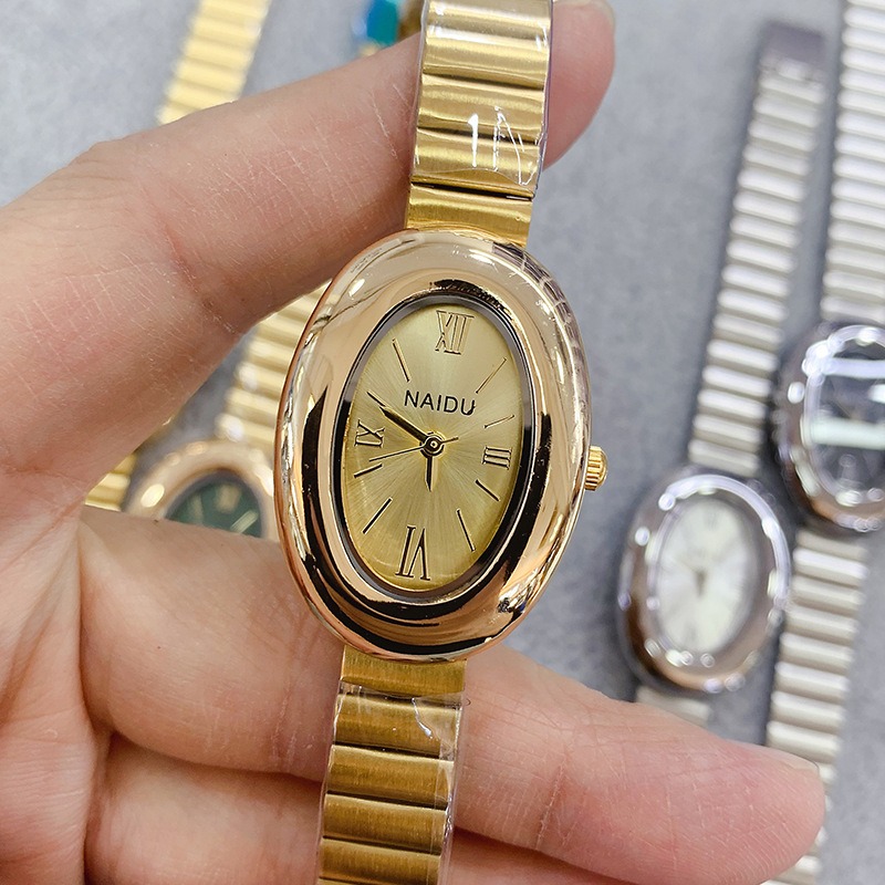 Lüks Marka Altın Oval Kadın Ku - Luxury Watch Green incelemesi ve fiyatı