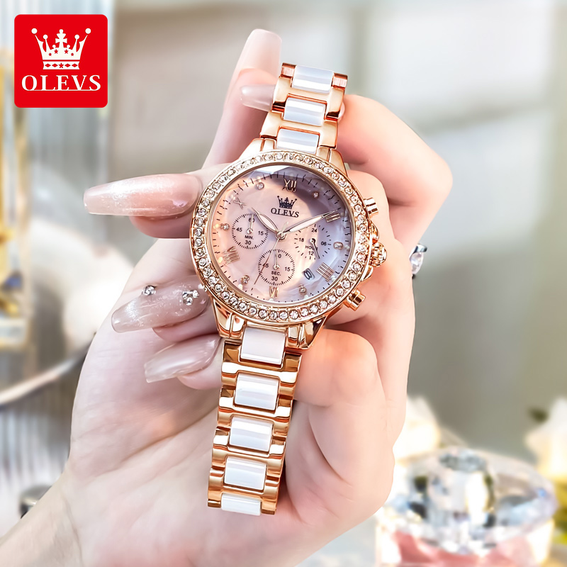 OLEVS 9999 Kadın Izle Marka Or - Luxury Watch Zone incelemesi ve fiyatı