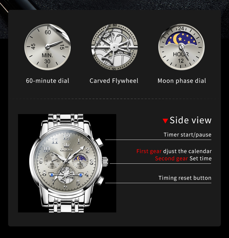 OLEVS 2900 Erkek Saat Chronogr - Luxury Watch Zone incelemesi ve fiyatı