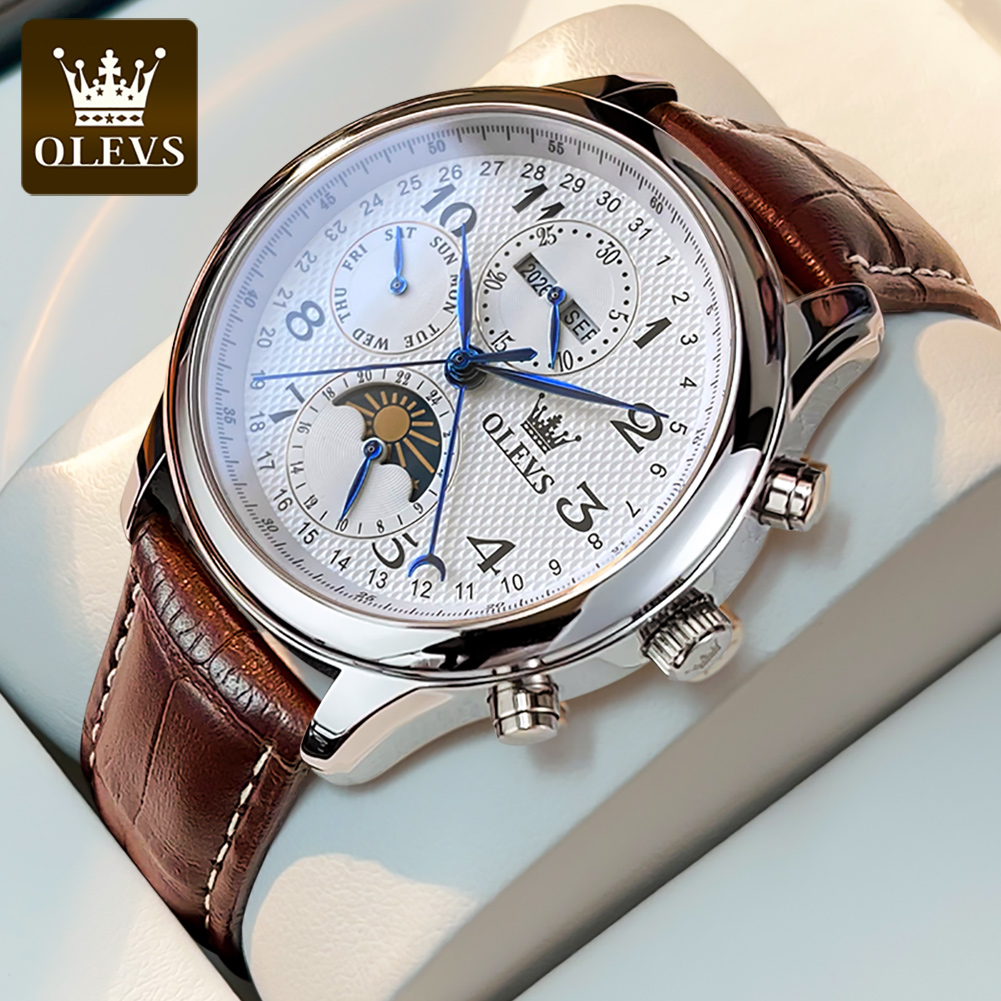 OLEVS 6667 Ay Evreli Erkek Saa - Luxury Watch On Sale incelemesi ve fiyatı