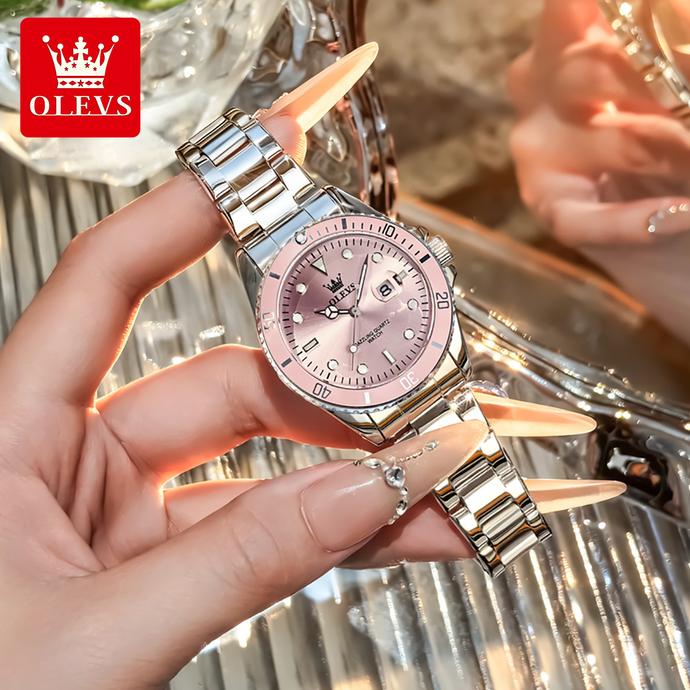 OLEVS Lüks Kuvars kadın Saatle - Luxury Watch Green incelemesi ve fiyatı