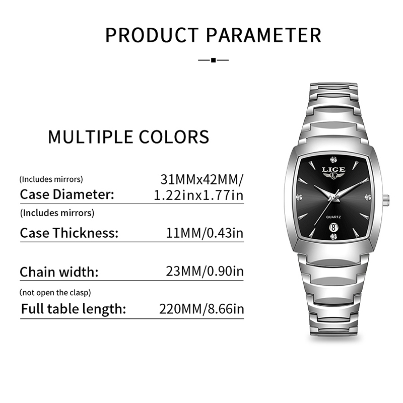 LIGE İzle kadın İş Lüks Bayanl - Luxury Watch Quartz incelemesi ve fiyatı