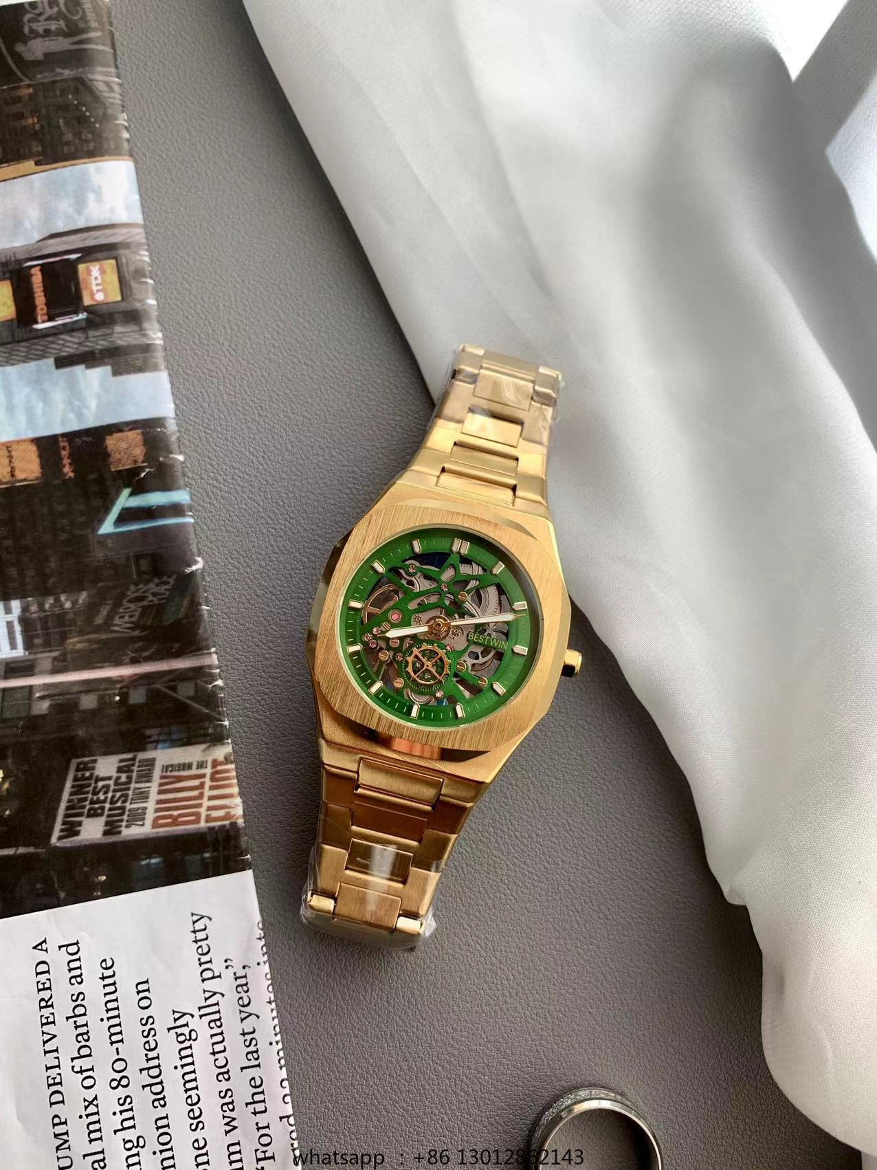 Çelik şerit su geçirmez kişise - Luxury Watch Green incelemesi ve fiyatı