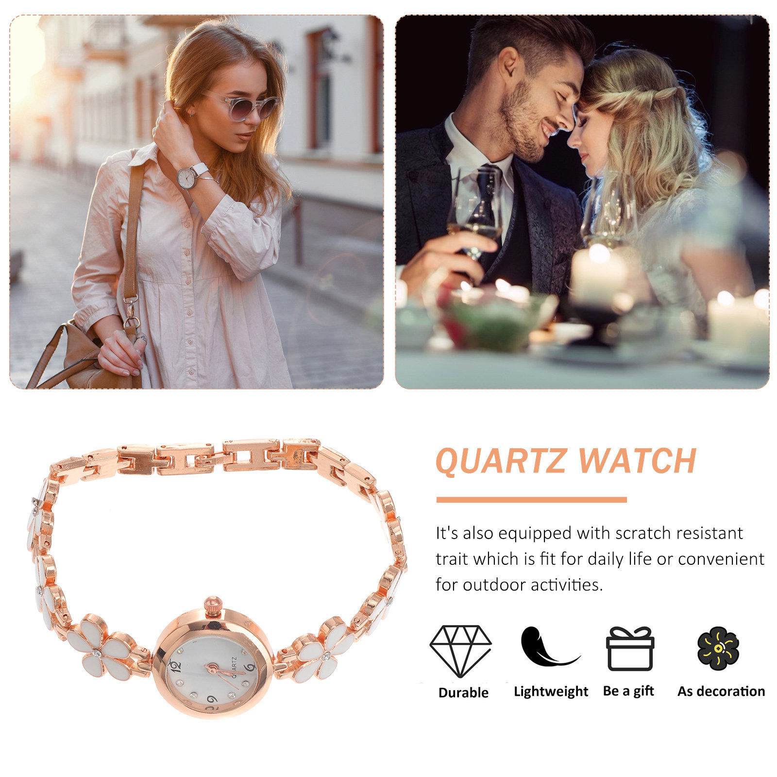 Kadınlar için Zarif Kristal Ku - Luxury Watch Quartz incelemesi ve fiyatı